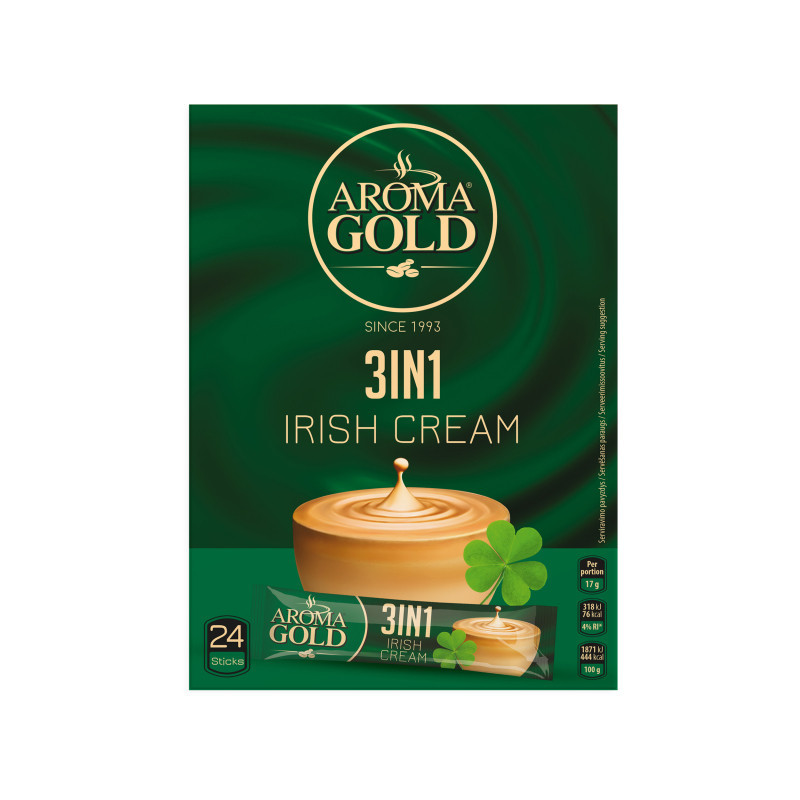 Kavos gėrimas AROMA GOLD Irish cream 3in1, 17g