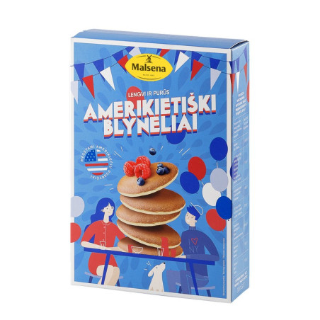 Miltinis mišinys MALSENA amerikietiškiems blyneliams, 300 g