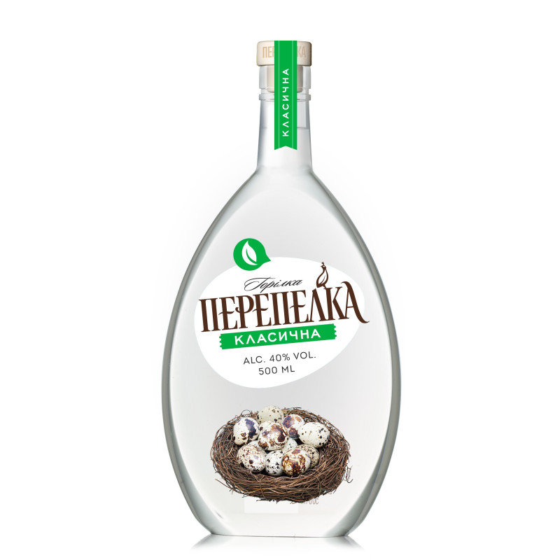 Degtinė PEREPELKA CLASSIC, 40 %, 500 ml