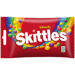 Dražė SKITTLES FRUITS, 38 g