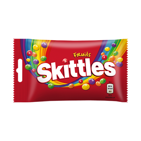 Dražė SKITTLES FRUITS, 38 g