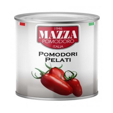 Pomidorai lupti savo sultyse MAZZA ITALIJA, 400 g / 240 g