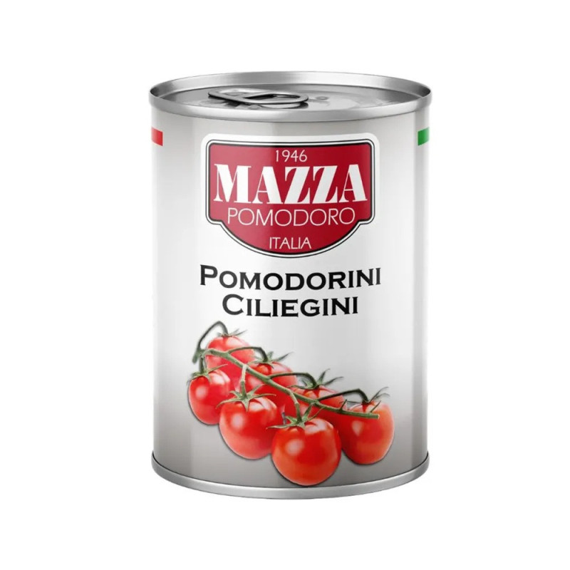 Pomidorai vyšniniai savo sultyse, MAZZA ITALIJA, 400 g