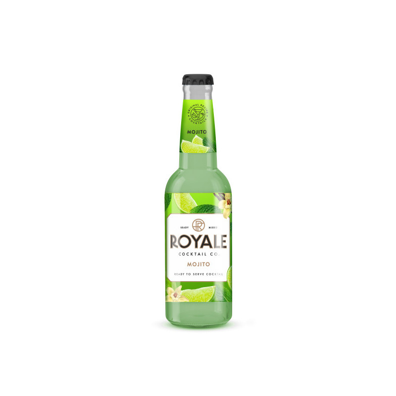 Alkoholinis kokteilis ROYALE, MOJITO, 5%, butl., 330 ml