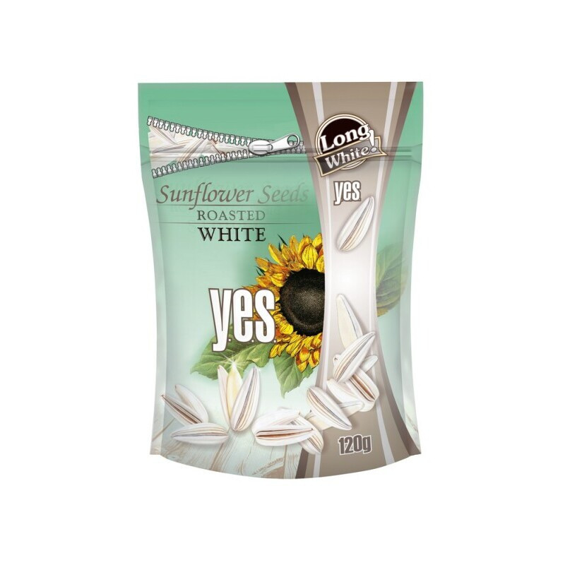 Saulėgrąžos YES, baltos, skrudintos, 120 g