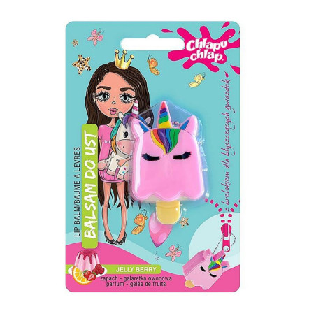 Vaikų lūpų balzamas CHLAPU CHLAP JELLY BERRY, 1 g