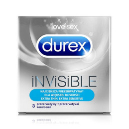 Prezervatyvai DUREX INVISIBLE EXTRA SENSITIVE, 1 vnt