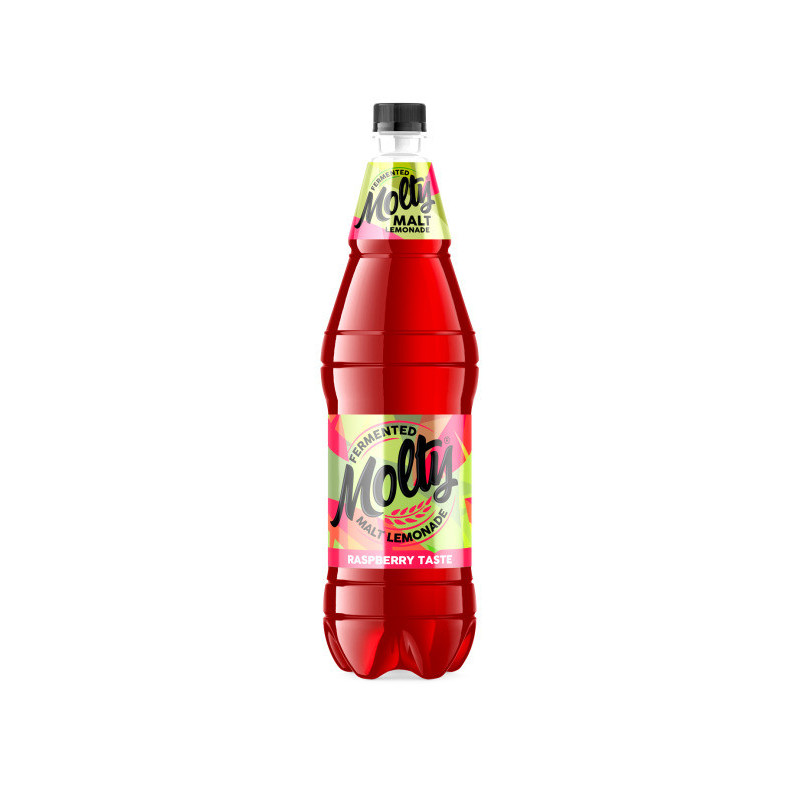 Fermentuotas gėrimas MOLTY, aviečių sk., PET, 1,5 l