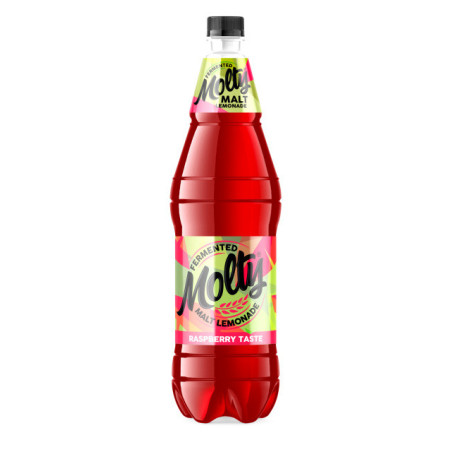 Fermentuotas gėrimas MOLTY, aviečių sk., PET, 1,5 l