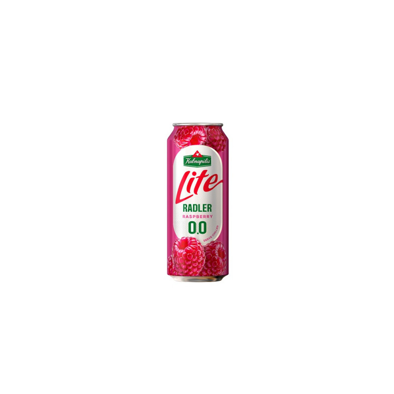 Nealk. alaus kokteilis KALNAPILIS LITE Raspberry, 500 ml