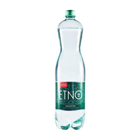 Natūralus mineralinis vanduo RASA gazuotas, 1,5 l