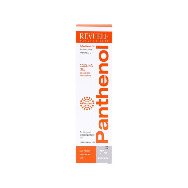 Vėsinantis gelis po deginimosi REVUELE PANTHENOL, 75 ml