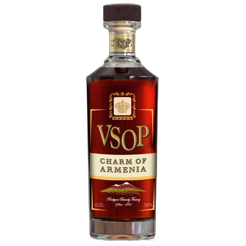 Brendis CHARM OF ARMENIA VSOP, 36 %, 0,5 l