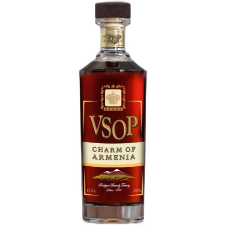 Brendis CHARM OF ARMENIA VSOP, 36 %, 0,5 l
