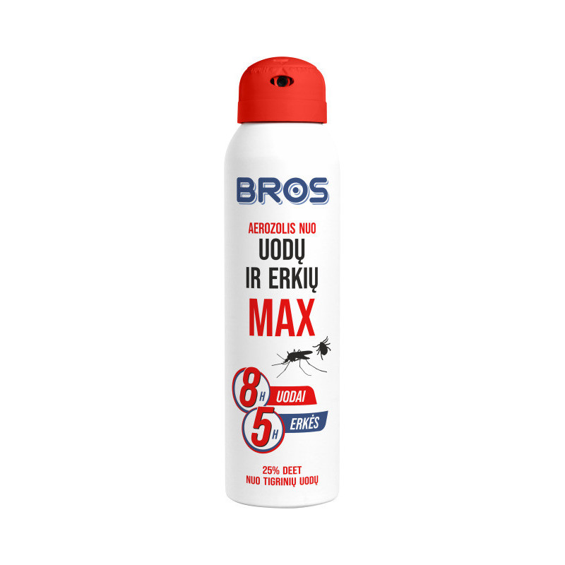 Aerozolis nuo uodų ir erkių BROS MAX, 90 ml