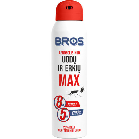 Aerozolis nuo uodų ir erkių BROS MAX, 90 ml