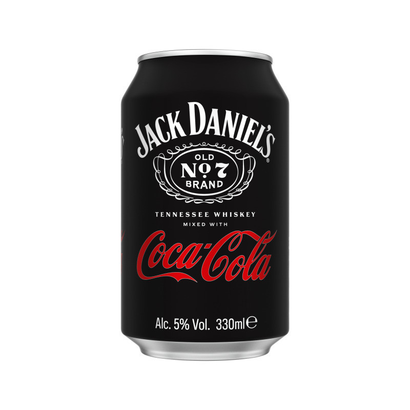 Alk. kokt. JACK DANIELS ir COCA COLA, 5 %, 330 ml