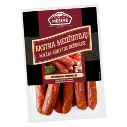 Mažai rūkytos Ekstra Medžiotojų dešrelės, 450 g