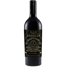 Vynas THE AMERICAN REDWOOD ZINFANDEL, raud., pusiau sausas, 14,5%, 0,75l