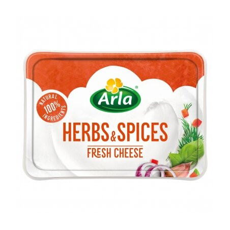 Tepamas sūris su žolelėmis ir prieskon., ARLA, 200 g