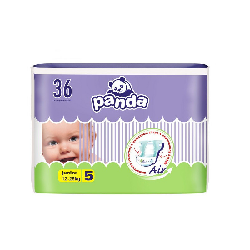 Sauskelnės PANDA JUNIOR, 12 - 25 kg, 36 vnt