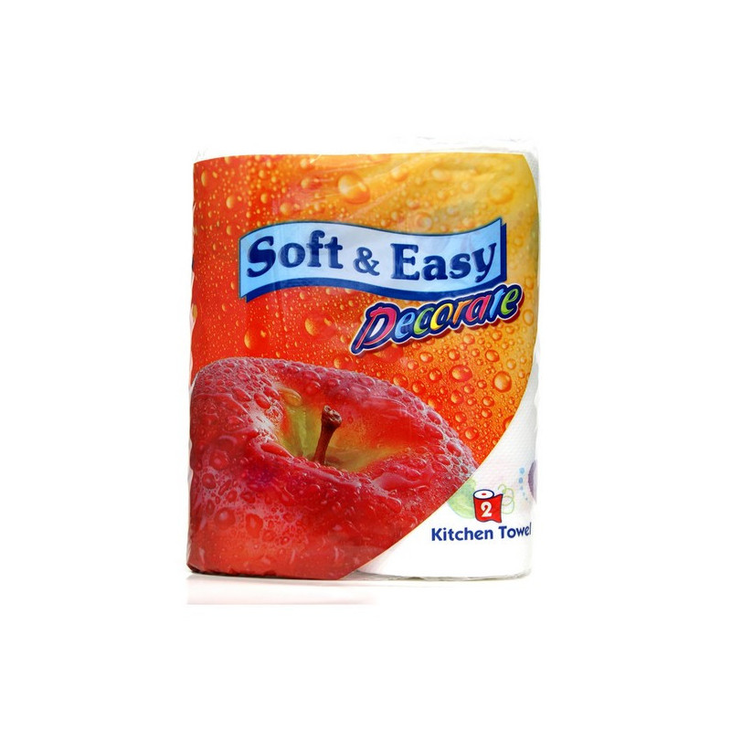 Pop. rankšluosčiai SOFT & EASY, kvep., 2 vnt