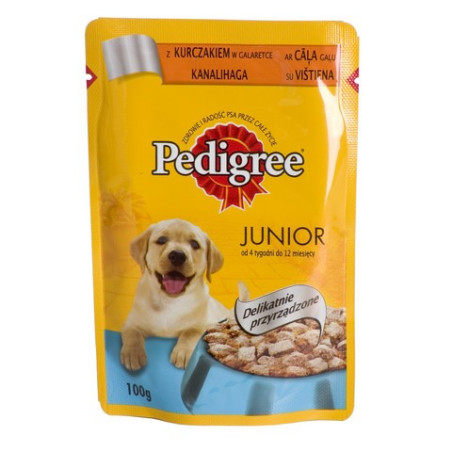 Guliašas šuniukams PEDIGREE JUNIOR su vištiena, 100 g