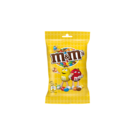 Šokoladiniai saldainiai su žemės riešutais M&MS, 90 g