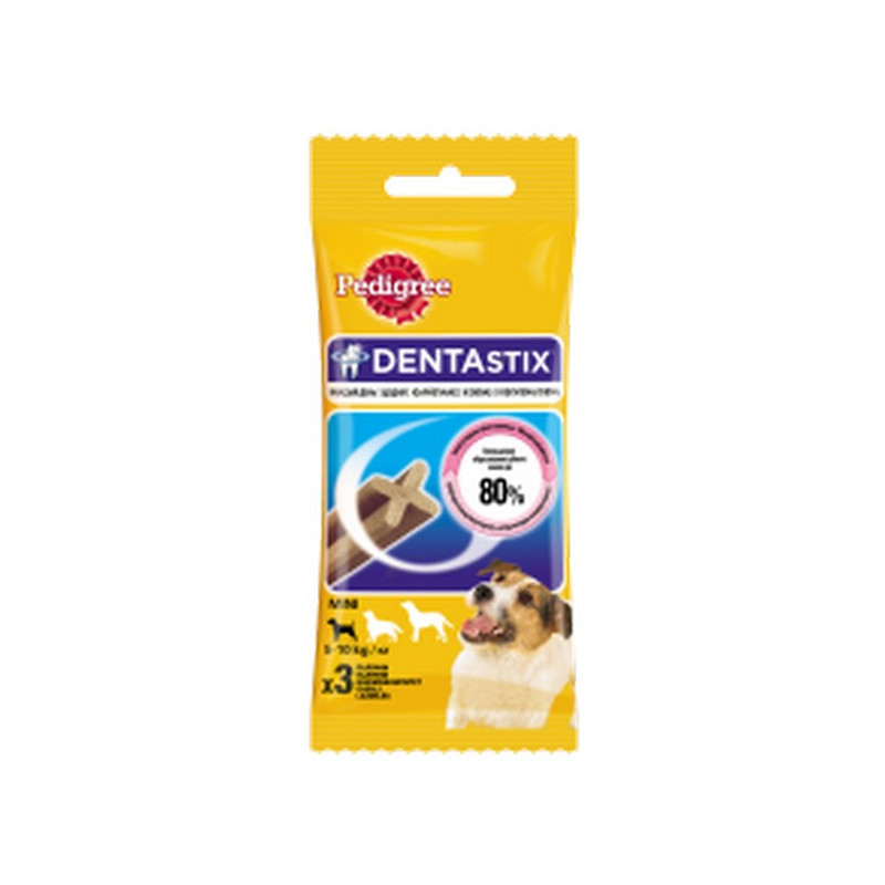 Kramtalai mažų veislių šunims PEDIGREE DENTA STIX, 45 g