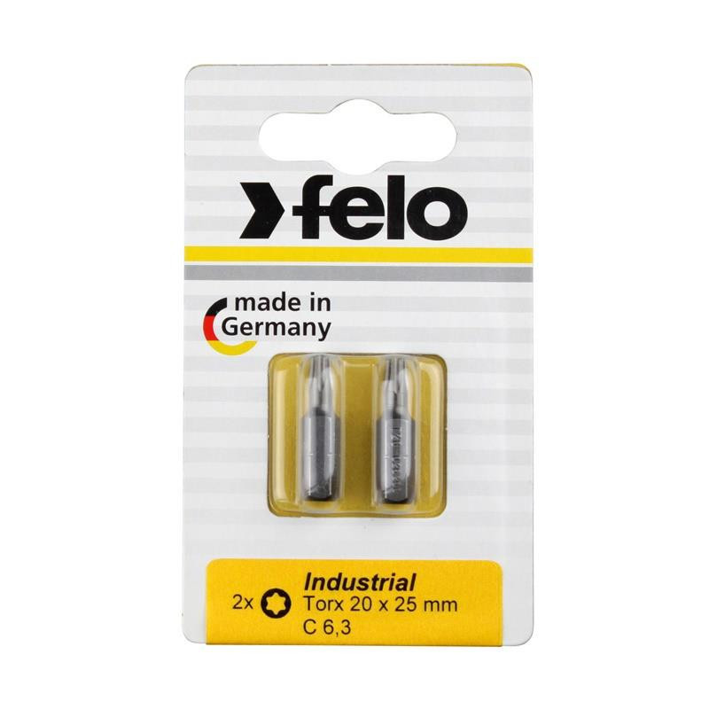 Atsuktuvų antgaliai Felo Torx 20, 25 mm, 2 vnt Atsuktuvų antgaliai Felo Torx 20, 25 mm, 2 vnt