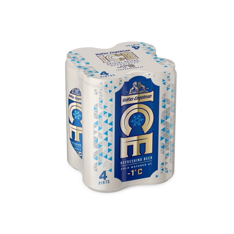 Alus VOLFAS ENGELMAN, ICE, šviesusis, 4,5%, skard., 4x568 ml