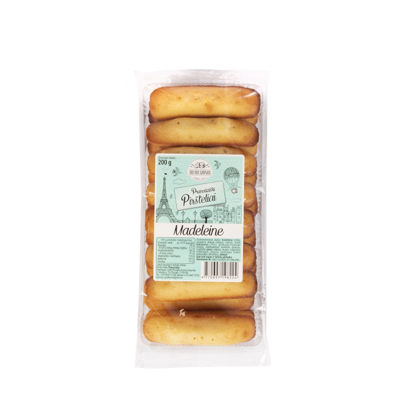 Prancūziški piršteliai MADELEINE TREJOS GIRNOS, 200 g