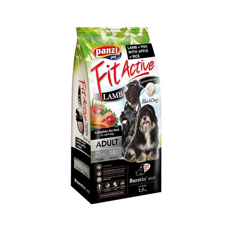 ĖDALAS ŠUNIMS „FIT ACTIVE BLACKDOGS 308562“ 1.5 KG