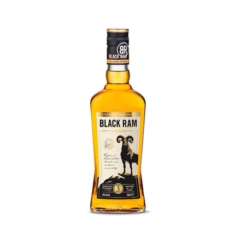 Viskis BLACK RAM, 40 %, 500 ml