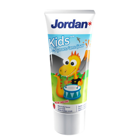 Vaikiška dantų pasta JORDAN, 0-5 metų, 50ml