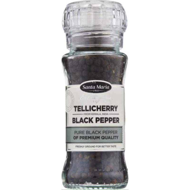 Pipirai SANTA MARIA TELLICHERRY, su malūnėliu, 70 g