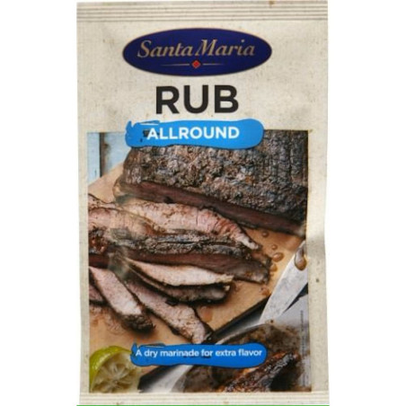 Univers. priesk.marinav. SANTA MARIA BBQ Rub Allround, 22 g