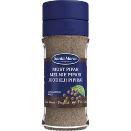 Juodieji pipirai SANTA MARIA, malti, 36 g