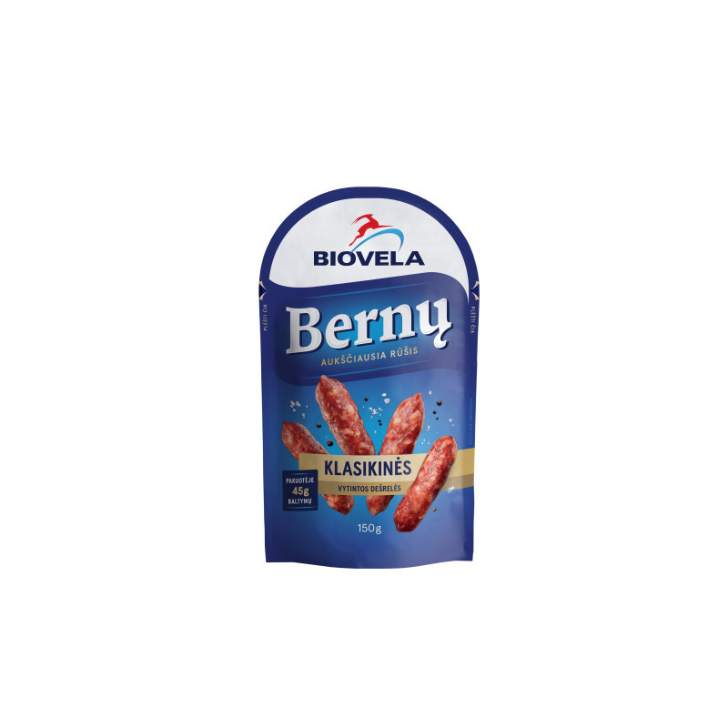 Vytintos dešrelės BIOVELA, BERNŲ, a.r., mini, 150 g