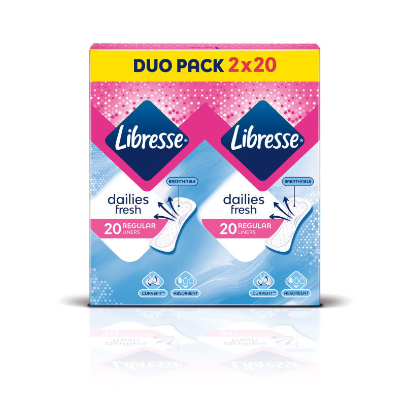 Įklotai  LIBRESSE Extra Liners, 40 vnt