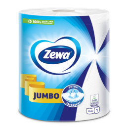 Pop. rankšluosčiai ZEWA JUMBO, 2 sl., 1 vnt