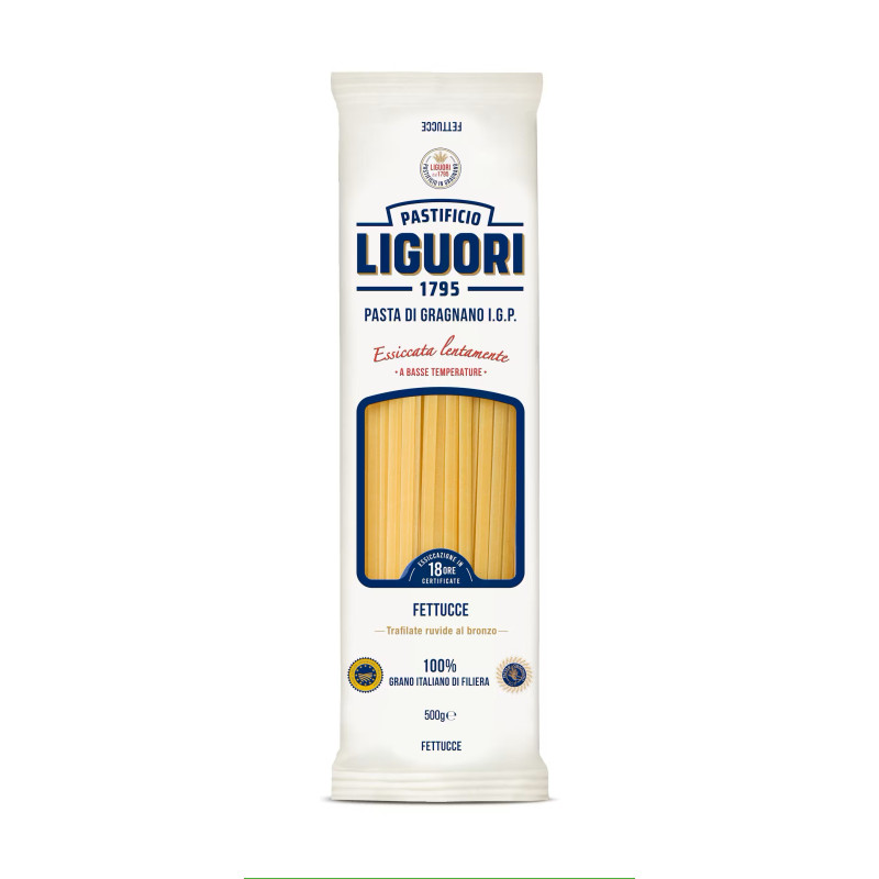 Kietagrūdžiai makaronai LIGUORI, Fettucce, Nr. 8, 500 g