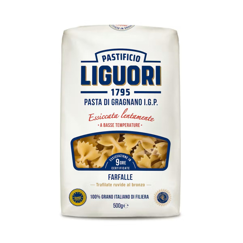Kietagrūdžiai makaronai LIGUORI, Kaspinėliai, Nr. 30, 500 g