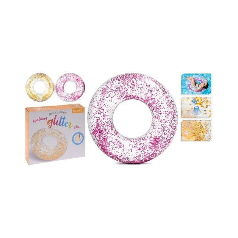 Plaukiojimo ratas GLITTER, 1,19 m, 1 vnt Plaukiojimo ratas GLITTER, 1,19 m, 1 vnt