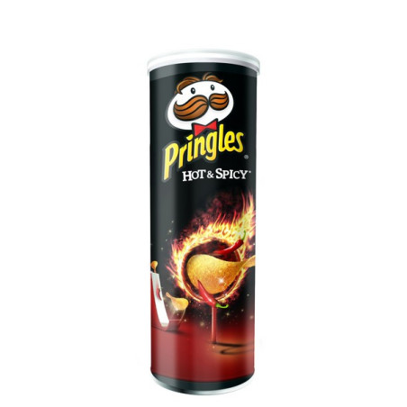 Traškus užkandis PRINGLES aštraus ir pikantiško sk., 165 g