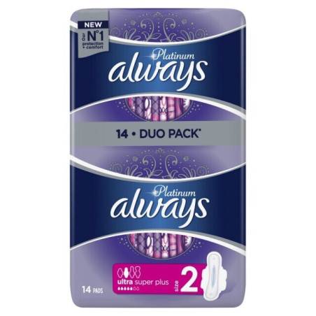 Higieniniai paketai ALWAYS Platinum Super, 14 vnt.