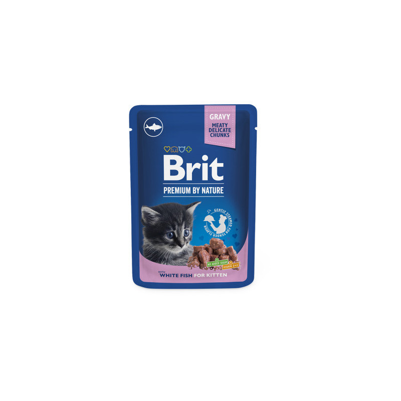 Konserv. kačiukų ėdalas BRIT PREMIUM su žuvimi, 100 g