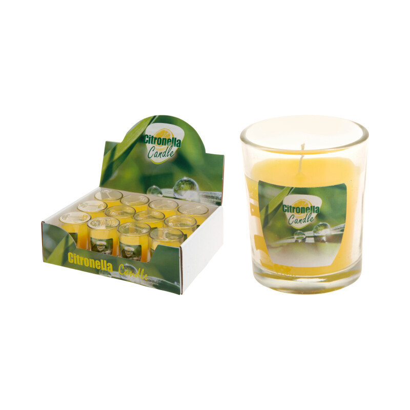 Žvakė CITRONELLA, stiklinė, 1 vnt