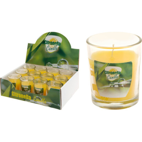 Žvakė CITRONELLA, stiklinė, 1 vnt