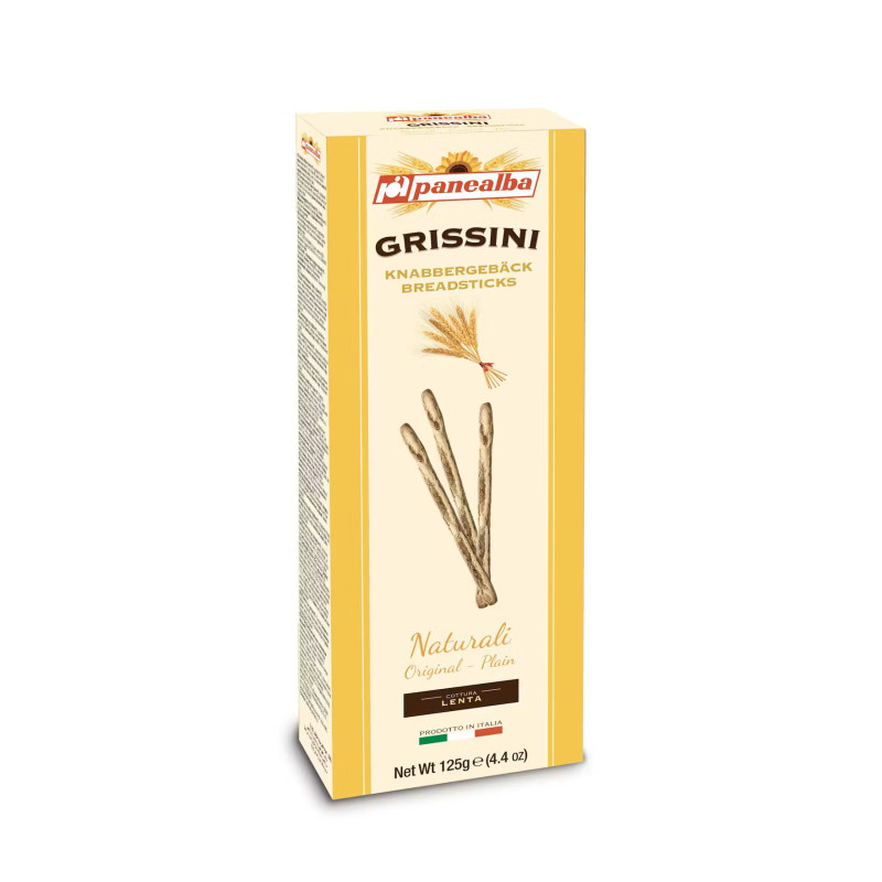 Duonos lazdelės Grissini natūralios 125 g